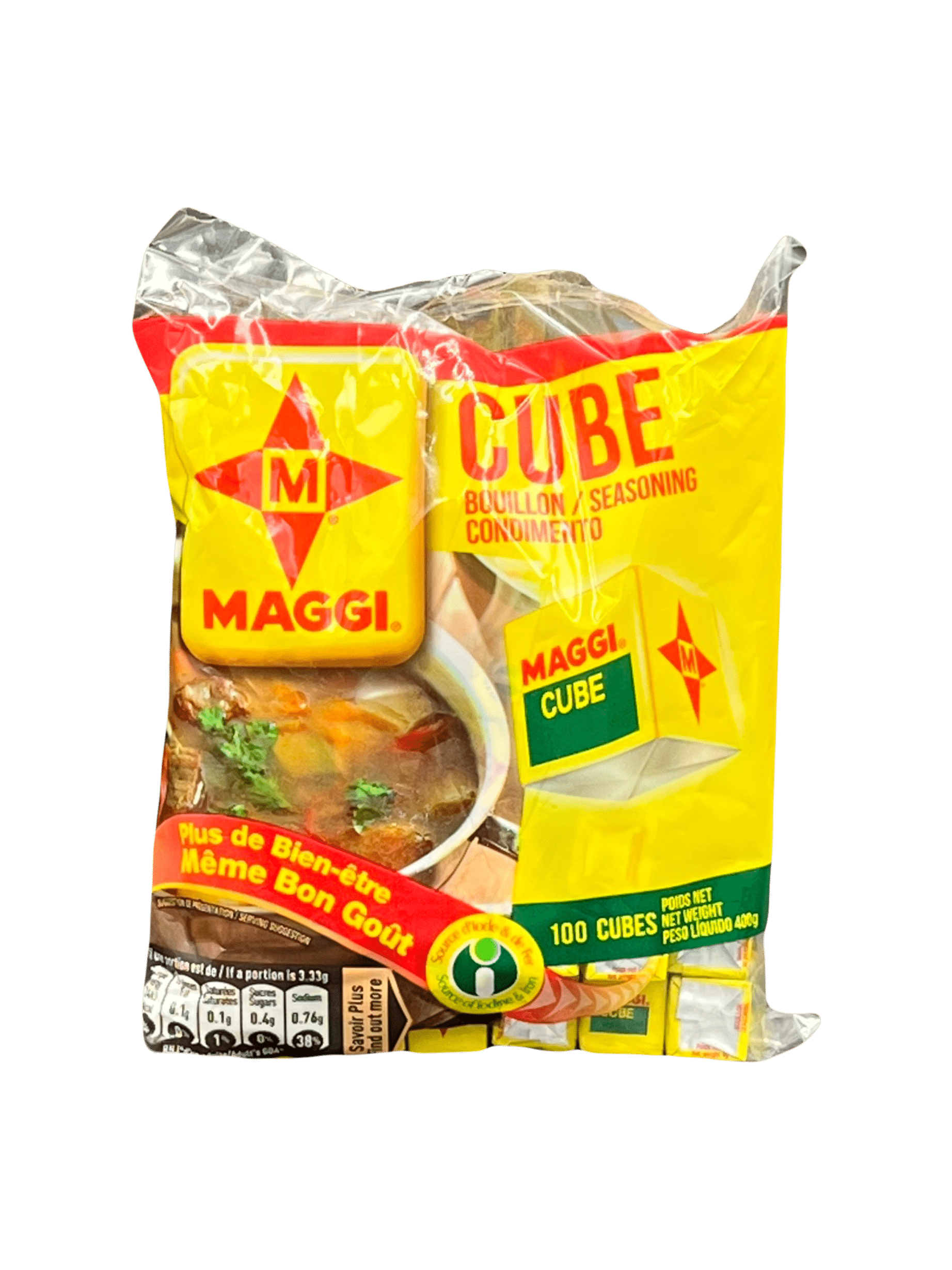 MAGGI CUBE 100 CUBES 400G – GASHI International Food